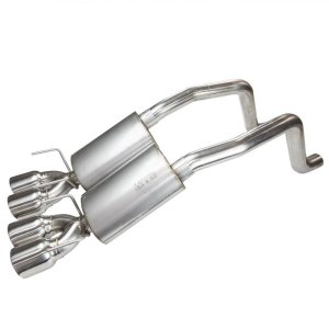 Chevrolet C6 Performance Exhaust - Kooks Headers - Axle Back with Polished tips - `06-`13